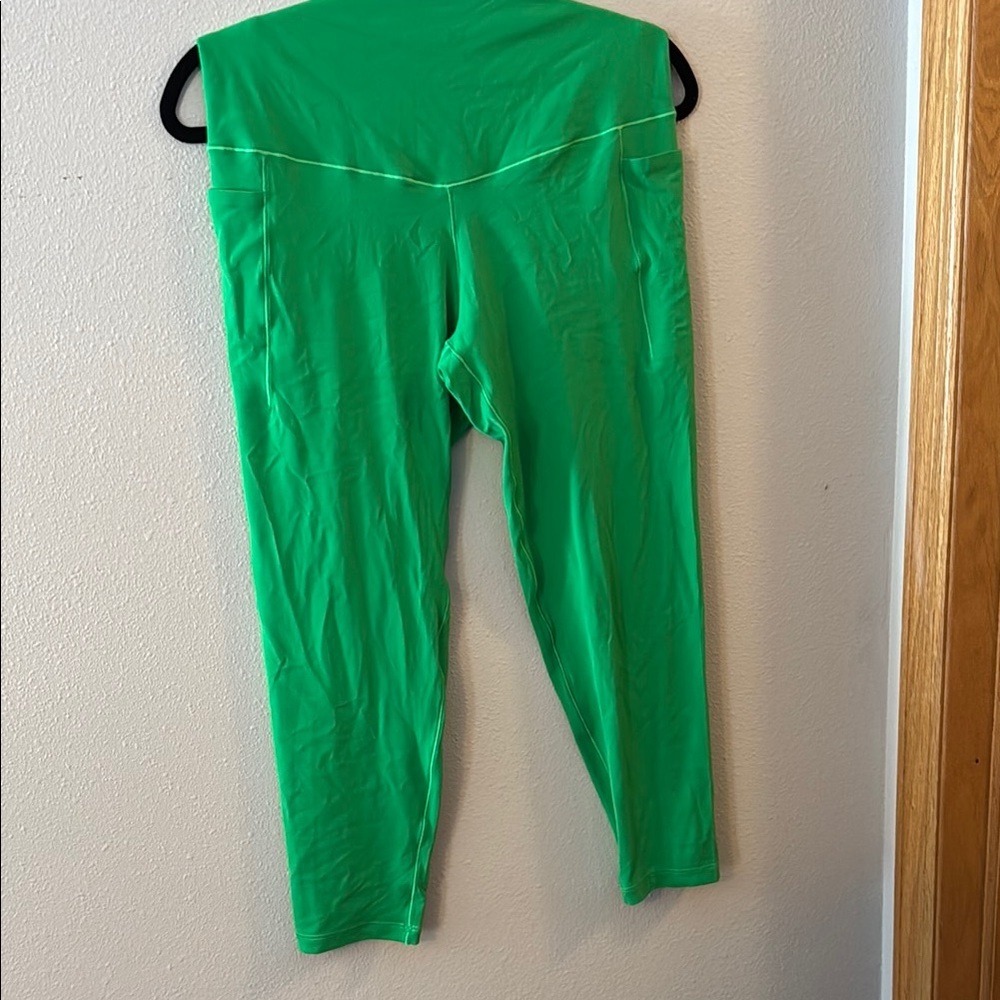 Aerie Green High-Waisted Leggings